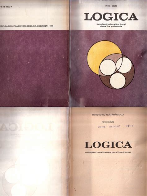 Manual De Logica Clasa A 9 A Pdf