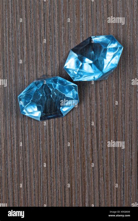 Blue Gem Stones Stock Photo Alamy