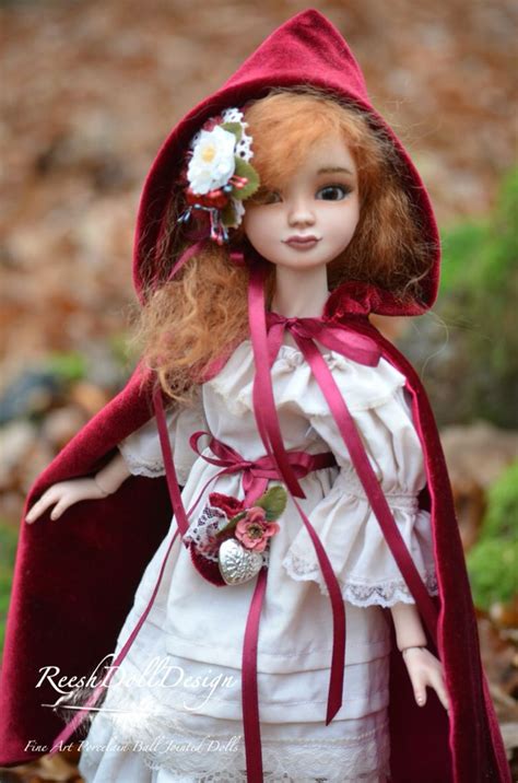 Reeshdolldesign New Porcelain Bjd Red Riding Hood New Dolls Little