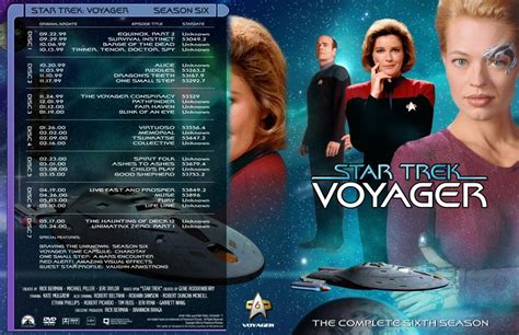 Star Trek Voyager Season 6 Tv Dvd Custom Covers 82star Trek Voyager