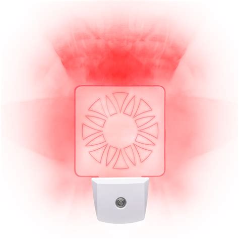 Red Led Night Light Package Of 2 Circle Spectra479