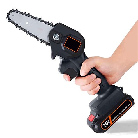 Mini Chainsaw 4 Inch Cordless Electric Portable Chainsaw Pruning