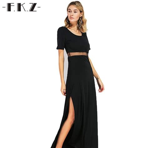 Buy Fkz Summer Dress Women Short Sleeve Hollow Out
