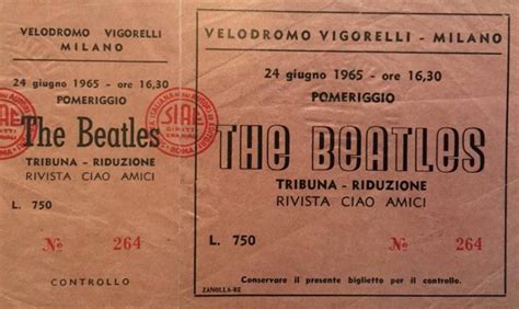 I Beatles Al Vigorelli Di Milano Nel 1965 Le La Gazzetta Dello Sport
