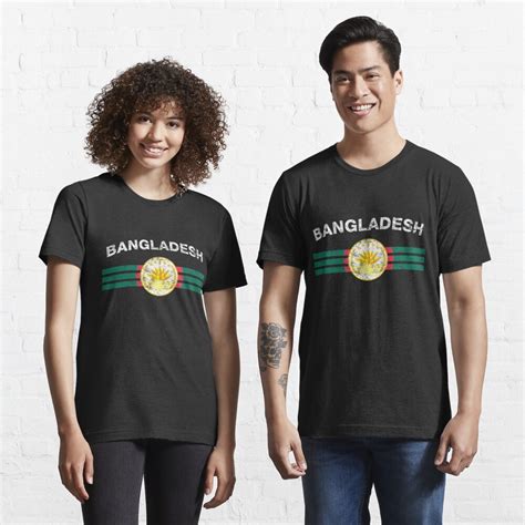 Bangladeshi Flag Shirt Bangladeshi Emblem And Bangladesh Flag Shirt T