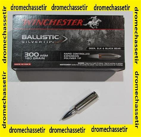 1 Boite De 20 Cartouches Calibre 300 Wsm Winchester Ballistic