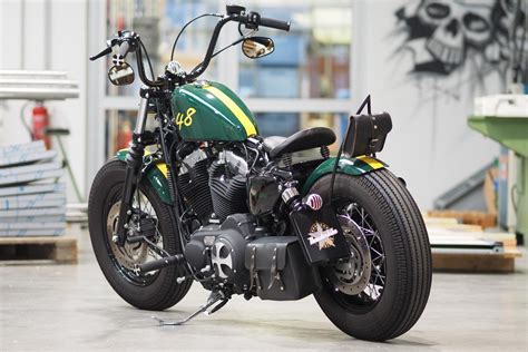 Thunderbike Green H D Forty Eight Xl1200x Sportster Umbau Harley