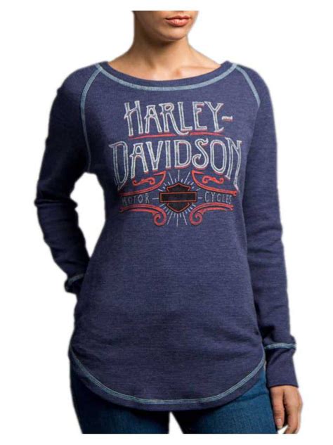 Harley Davidson Harley Davidson Women S Lionize Long Sleeve Raglan