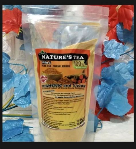Nature S Tea In Turmeric And Yacon Grams Lazada Ph