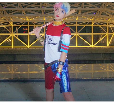 2016 harley quinn suicide squad sex reversion cosplay costume custom any size in anime costumes