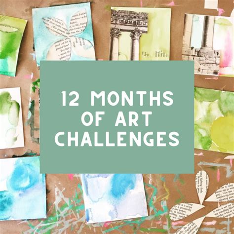 12 Months Of Art Challenges Tinkerlab