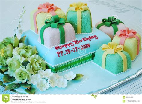 Happy birthday cakes with name and wishes are the exclusive and unique way to wish you friends & family members online. Birthday Cake For The Special One Stock Image - Image of ...