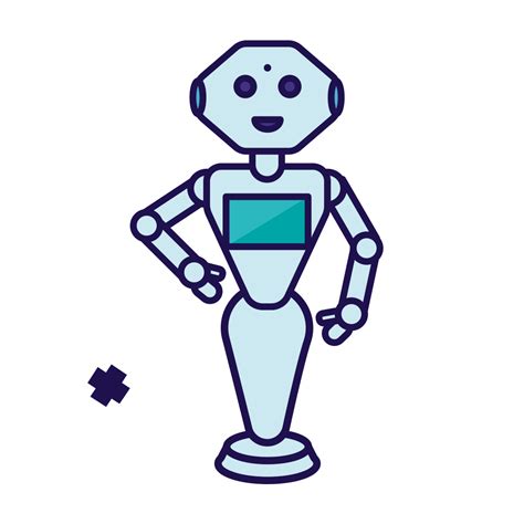 Robot Pepper Sticker by Erlebnisreif for iOS & Android | GIPHY