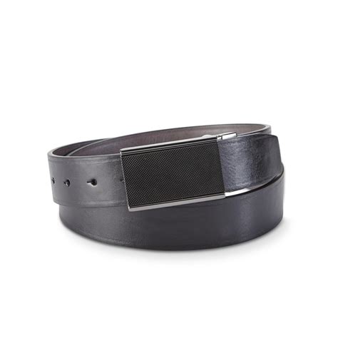 Structure Mens Reversible Pin Buckle Belt