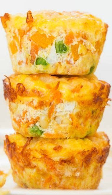 What more could you want? 100-Calorie Cheese, Vegetable and Egg Muffins | Recipe ...
