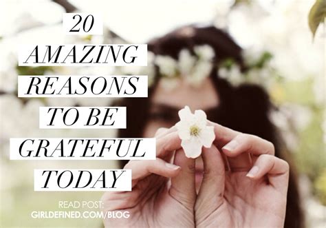 {Blog Post} 20 Amazing Reasons to be Grateful Today | Praise the lords