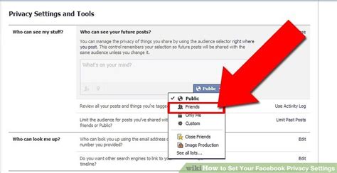How To Set Your Facebook Privacy Settings 5 Steps With Pictures