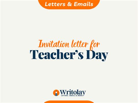 invitation letter for teachers day pdf