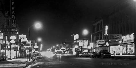 Adams Street 1958 Taken From Peoria Public Library Facebook Page