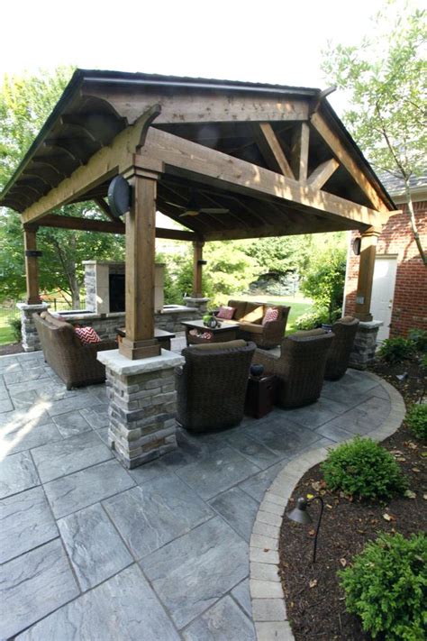 Patio Backyard Stucco Fire Pit Best Outdoor Design Chimney