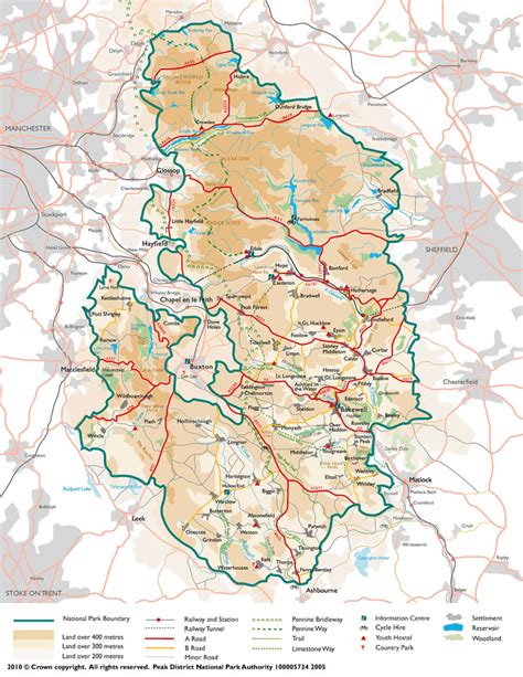 Map Of Derbyshire Peak District Sjsu Spring 2024