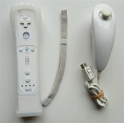 Genuine Nintendo Wii U Remote Controlmotion Plus Original Nunchuk