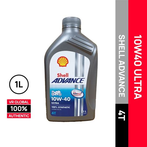Shell Advance Ultra 10w40 4t Fully Synthetic Engine Oil Hong Kong 1l