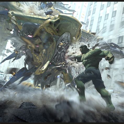 2932x2932 The Avengers Leviathan Vs Hulk Ipad Pro Retina Display Hd 4k
