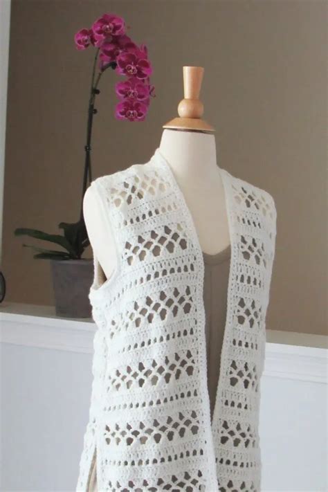 Easy Crochet Vest Free Pattern Valerie Vest Crochet Dreamz