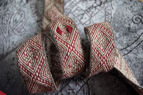 Viking Tablet Woven Trim Based On Birka Finds Fine Wool Etsy Uk