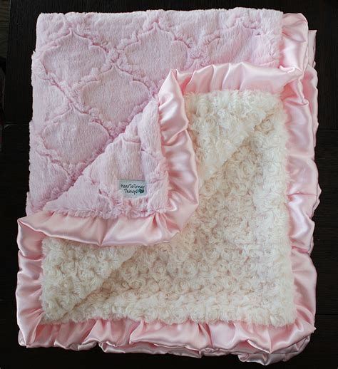 Minky Blanket Baby Girl Blanket For Girl Baby By Heartstringthings