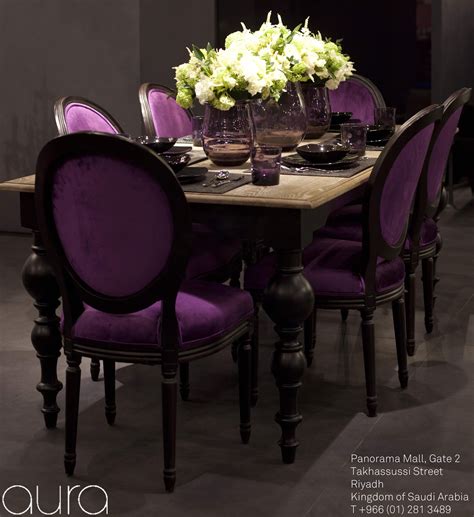 Purple Dining Room Chairs