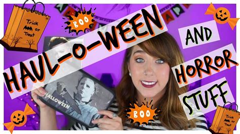 Haul O Ween And Horror Stuff Halloween Happy Youtube