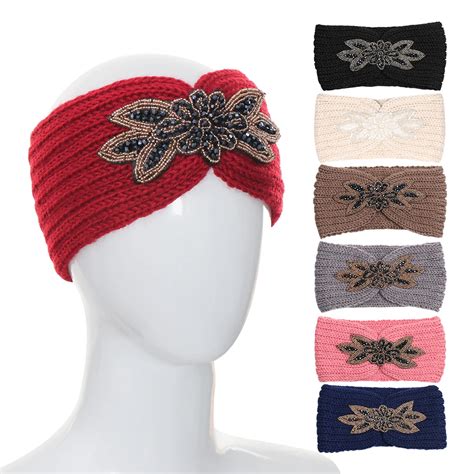 Buy Women Fashion Knitted Headband Winter Warm Head