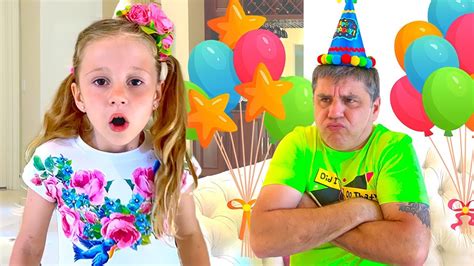 Nastya And Her Birthday Party For 9 Years