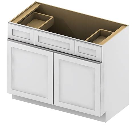 We can't wait to see it finished with a granite countertop and 12 deep stainless steel kraus sink installed. Kitchen Cabinet Concepts - Vanity Sink Drawer Base Cabinet 42 inch Shaker White VSD42, $332.00 ...