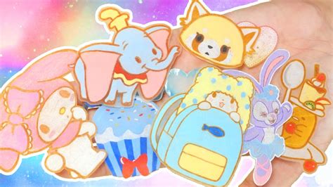 Backpacks, lunch boxes, and more. Cute Sanrio & Disney Shrink Plastic Pieces | DIY Update ...