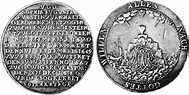 1 Thaler 1680 Principality of Anhalt-Zerbst (1544 - 1796) Silver Karl ...