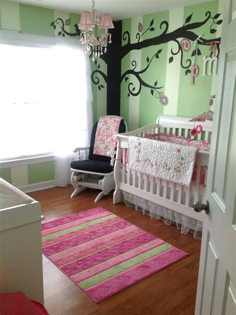 Preschool kids education at home concept. Paisley's Pink and Green Whimsical Nursery - Project Nursery