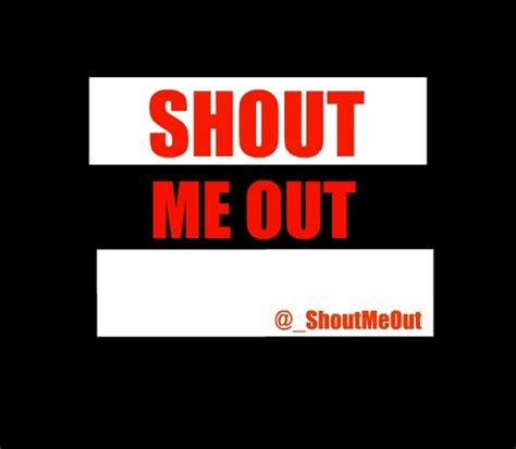 Shout Outs Shoutmeout Twitter