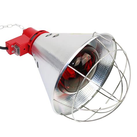 Some infrared heat lamps are equipped with a timer that counts down the length of time the light is in use. Poultry Heat Incubator Lamp 250W w. Red Bulb For Chicks ...