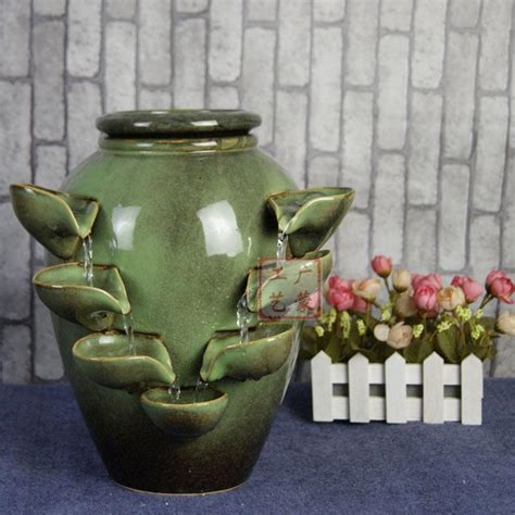 Clay Pots Bilateral Water Fountain Bonsai Ceramic