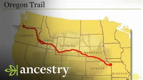 Westward Expansion On The Oregon Trail Ancestry Youtube