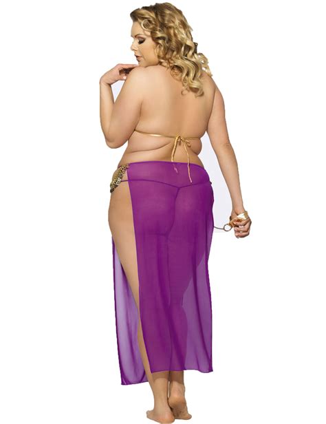 Plus Size Lingerie 5x Genie Belly Dancer Halloween Costume Sexy Dress