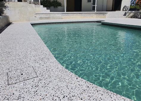 Seamless Honed Concrete Pool Surrounds Perth Premier Concrete