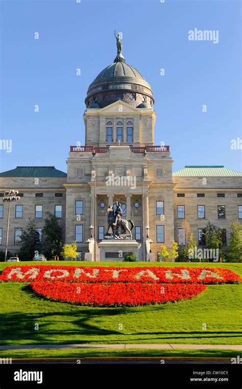 Montana State Capitol Building Helena Mt Us Stock Photo Alamy