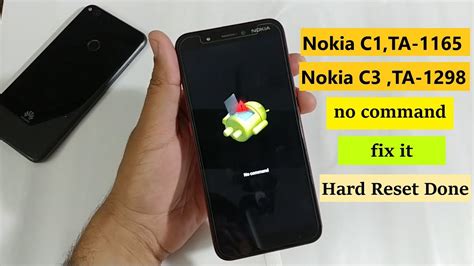 Nokia C TA Nokia C TA Hard Reset Done Fix No Command Without Box Wrk