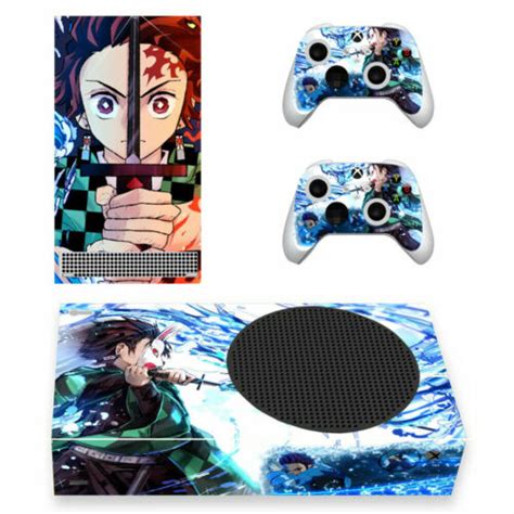 Xbox Series S Slim Console Controllers Skin Decals Anime Demon Slayer