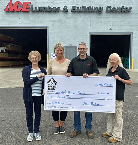 Ace Gives To Humane Society The Vw Independent