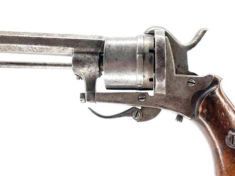 Sold Price Antique Belgium Folding Trigger Pinfire Revolver Invalid